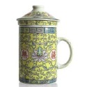 INFUSION CUP OLD CHINA LOTO GIALLO