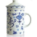 INFUSION CUP OLD CHINA LOTO BLU