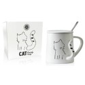 GATTO CUP WITH SPOON 350 ml.