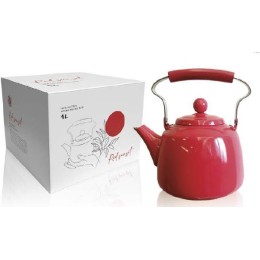 STAINLESS STEEL KETTLE. RED SUNSET 1000ml.