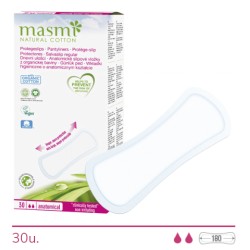 Protège-slip anatomique Masmi Eco Coton 30u