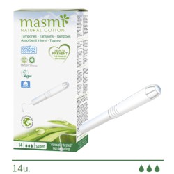 Tampon avec applicateur Super Masmi Eco Cotton 14u.