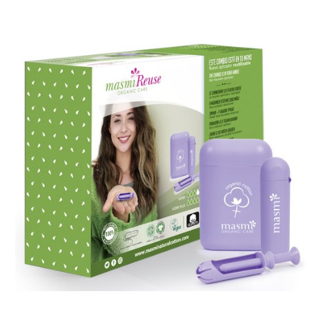 Reusable applicator for super and superplus tampons