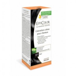 Creme Coloração EffiColor® 01-Preto